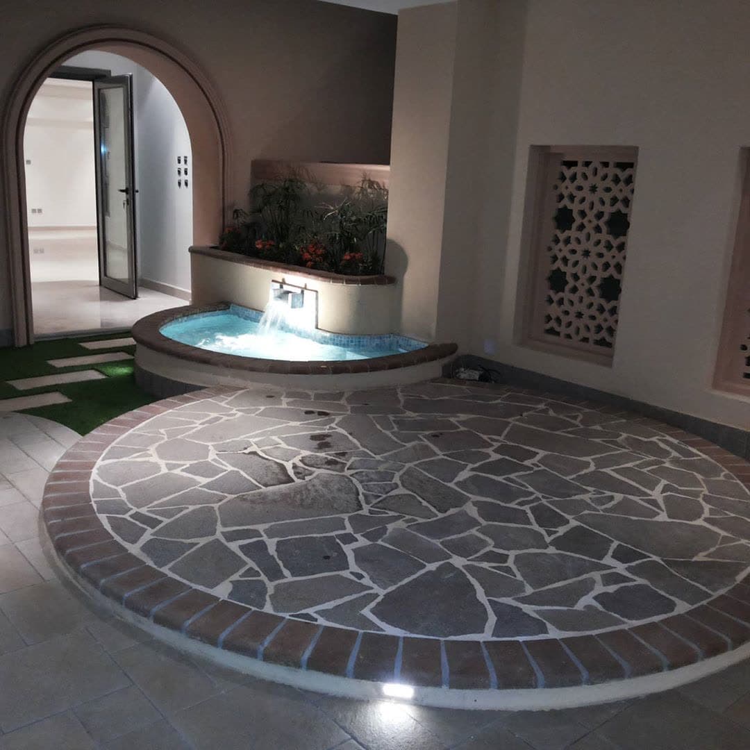 Landscape water feature by QFountains, view 4