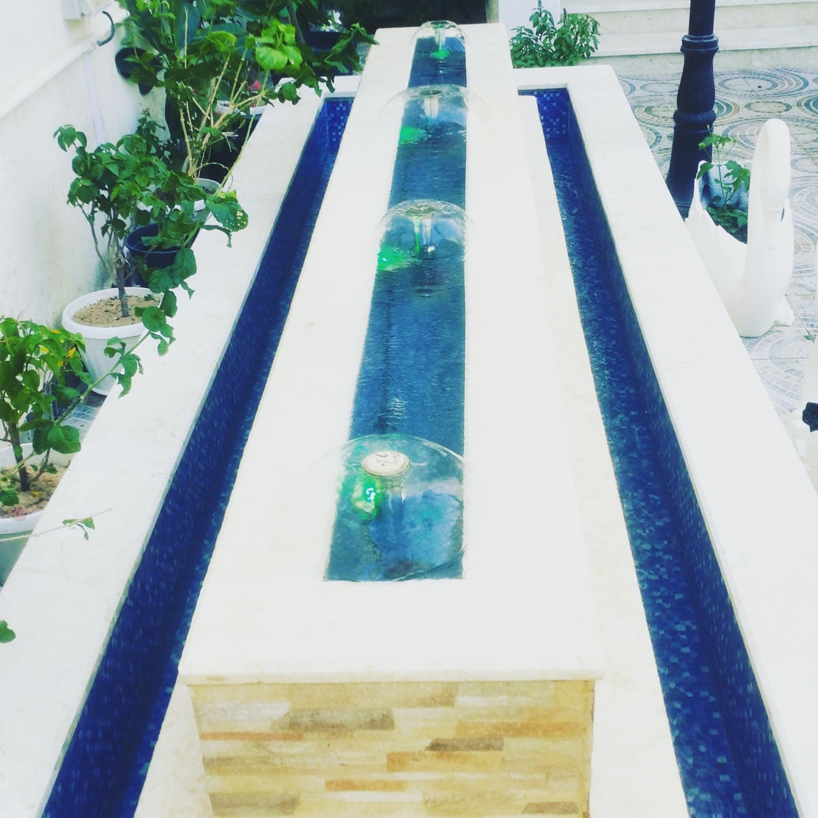 Landscape water feature by QFountains, view 5