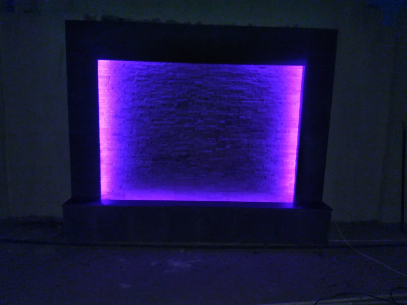 Waterfall water feature by QFountains, view 2
