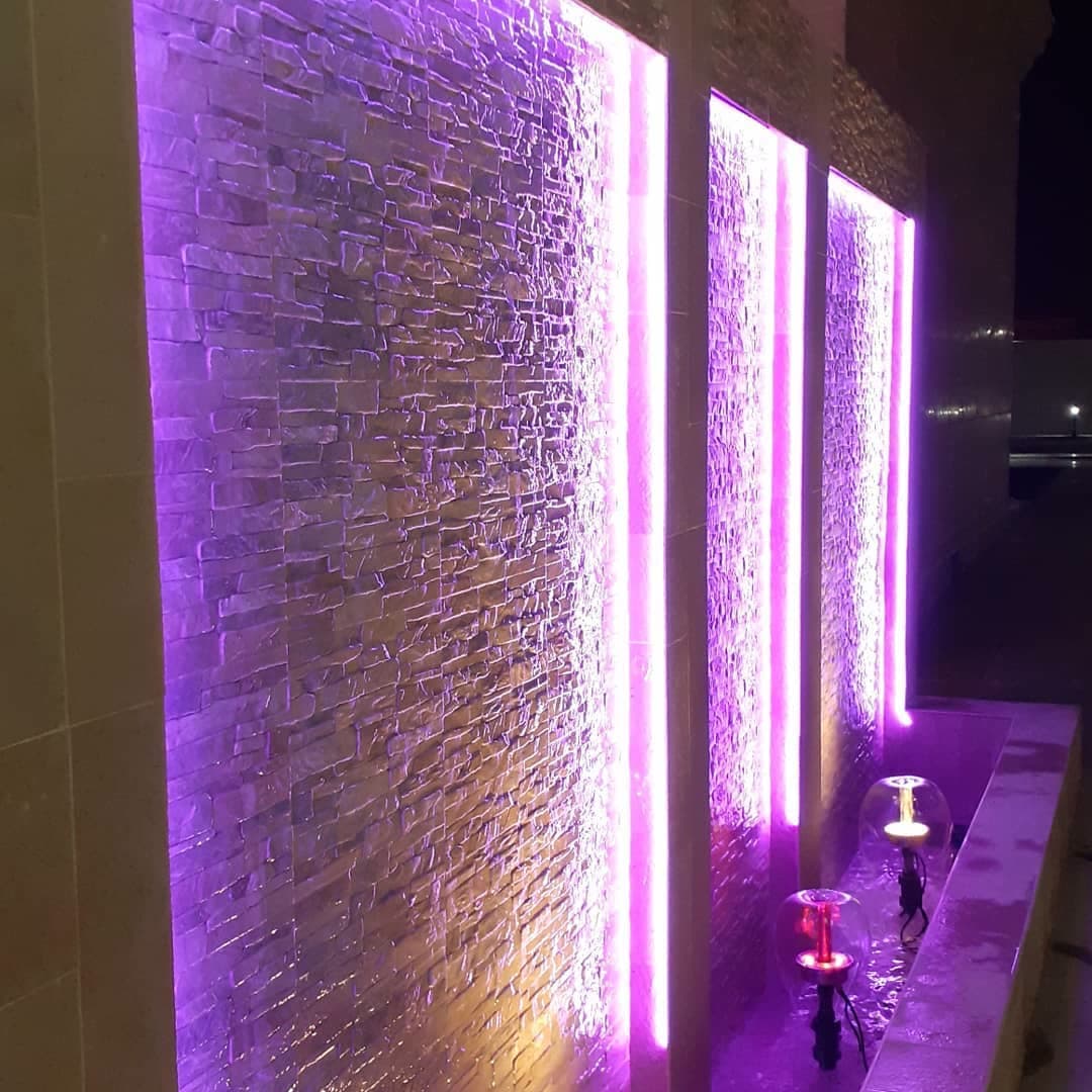 Waterfall water feature by QFountains