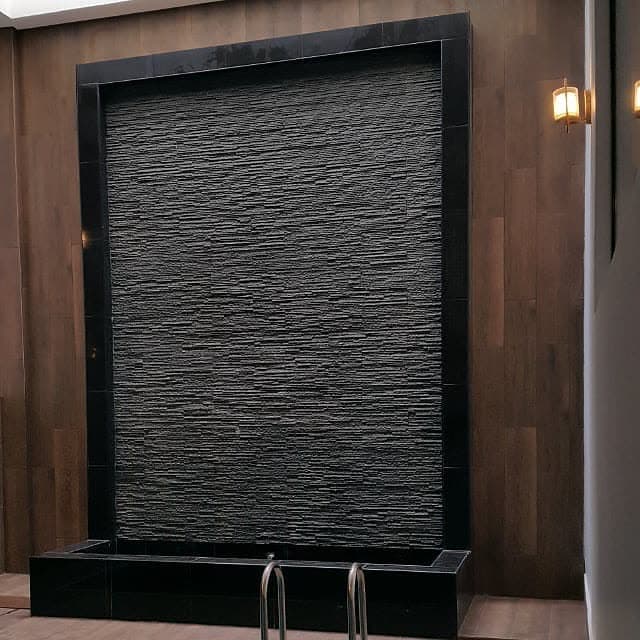 Waterfall water feature by QFountains, view 4