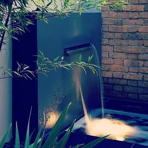 Waterfall water feature by QFountains, view 7