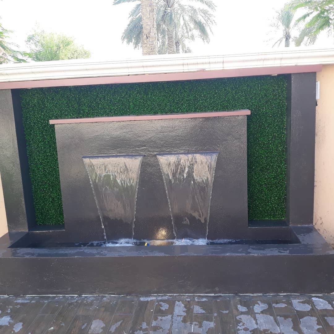 Waterfall water feature by QFountains