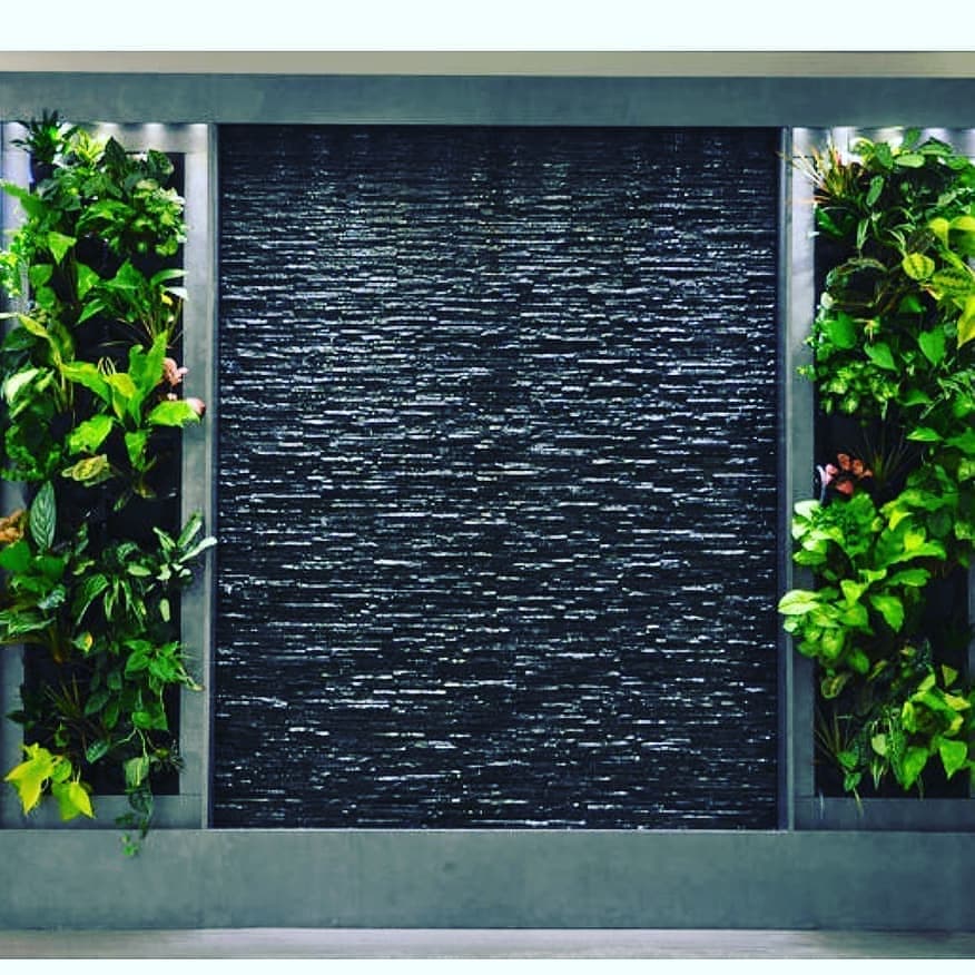 Waterfall water feature by QFountains, view 5