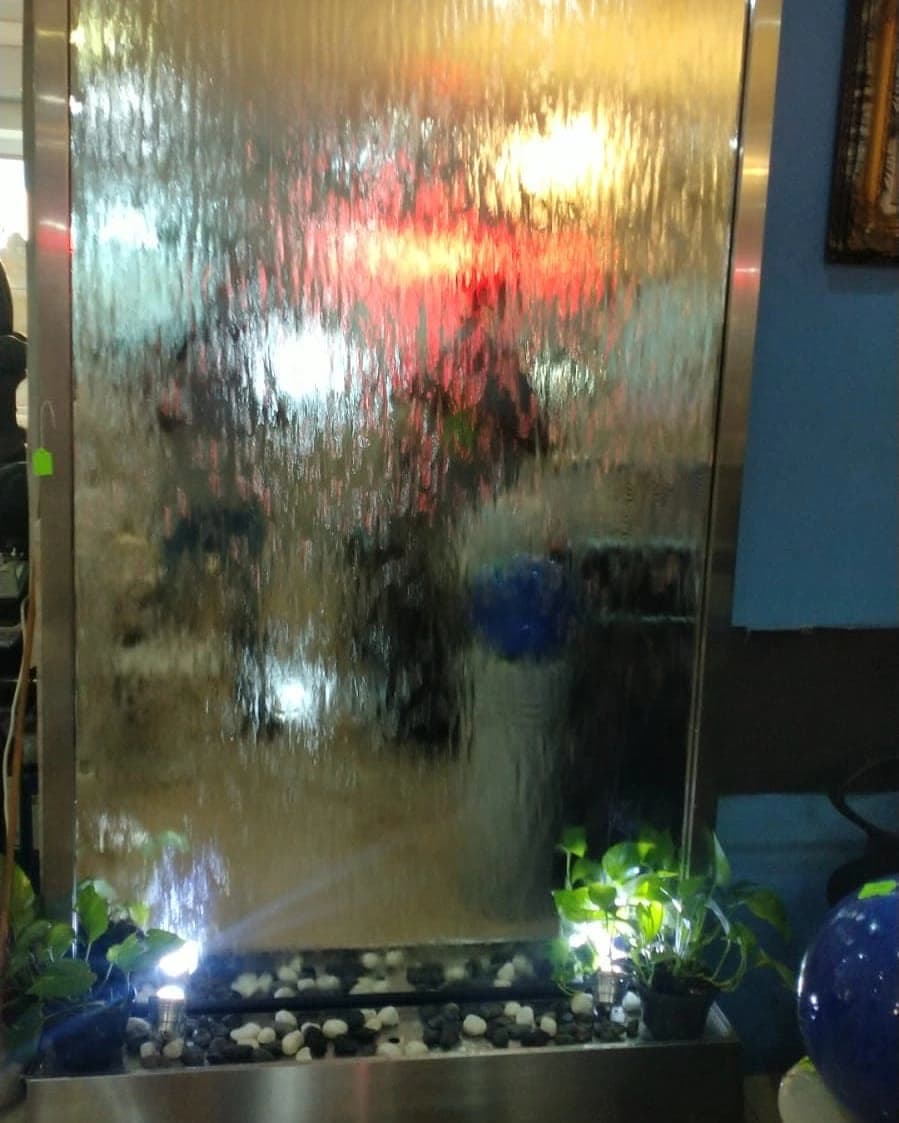Waterfall water feature by QFountains, view 3